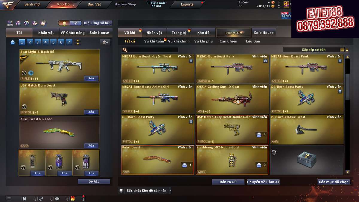 shop acc cf uy tin gia re
